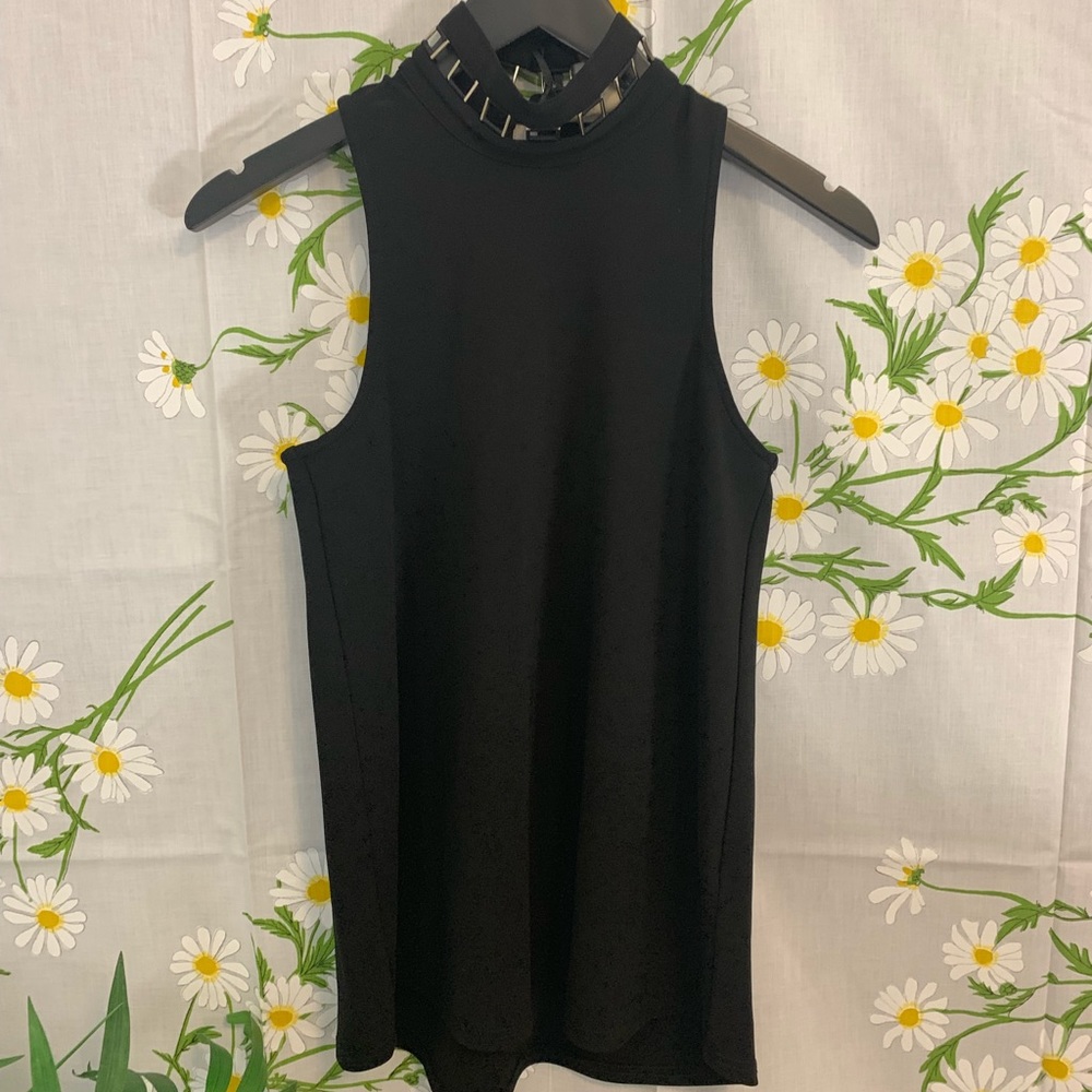 NWT Artelier Nicole Miller Heavy Turtleneck Tank - Picture 4 of 8